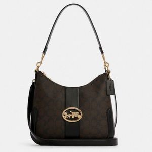 RELISTED PERFECT MOTHERS DAY GIFT✨ 🆕NEW Georgie Coach Hobo In Signature Canvas